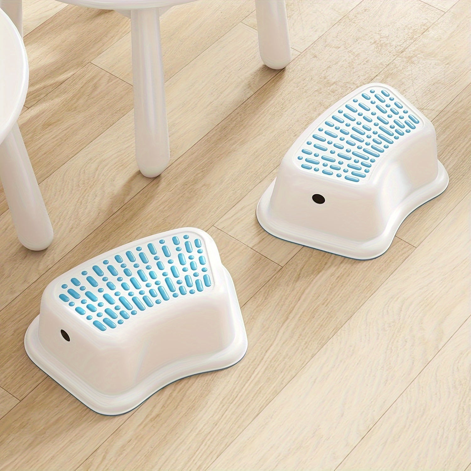 2 Pack Non-Slip Step Stools for Kids, Toddlers Stool Toilet Potty Training, Blue - Bosonshop