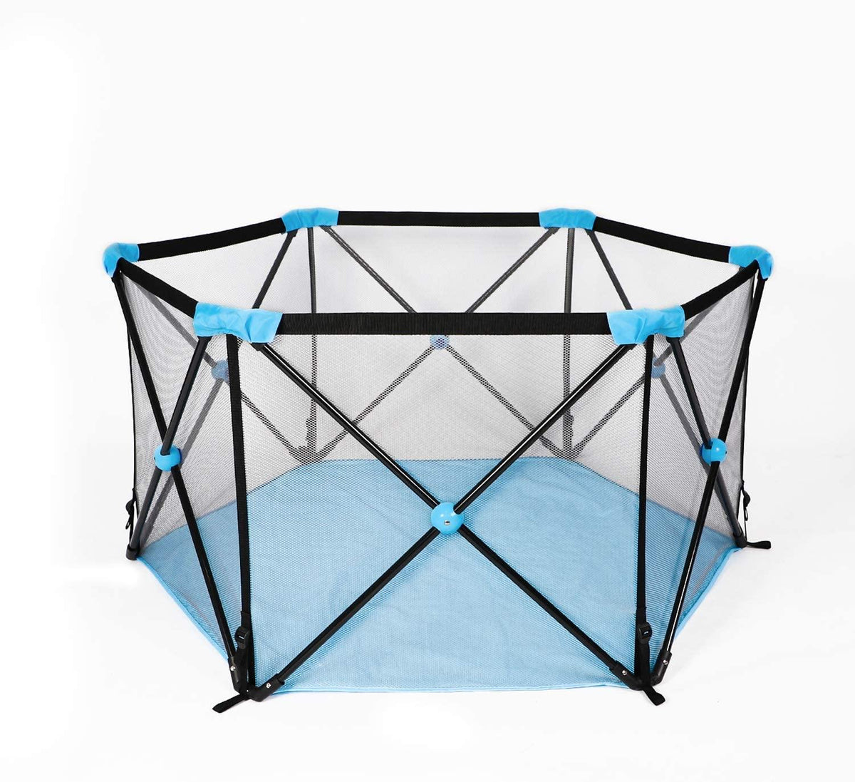 Portable Playpen Kids Play Yard Activity Center with Carry Case Mesh ...