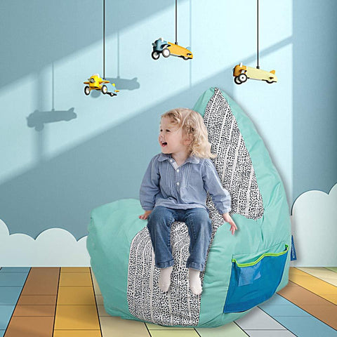 3 Feet Bean Bag Chair Cute Cartoon Sofa Seat for Children (Deer Pattern ...