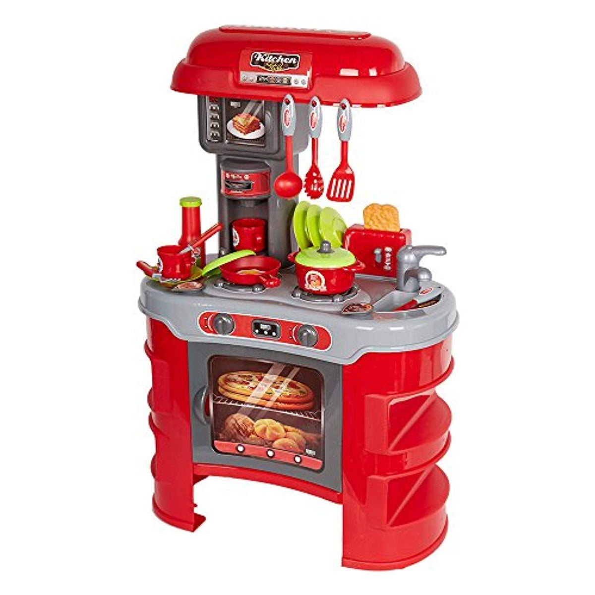 Kids Pretend Role Play Cook 's Store Kitchenware Super Chef Playset Toy ...