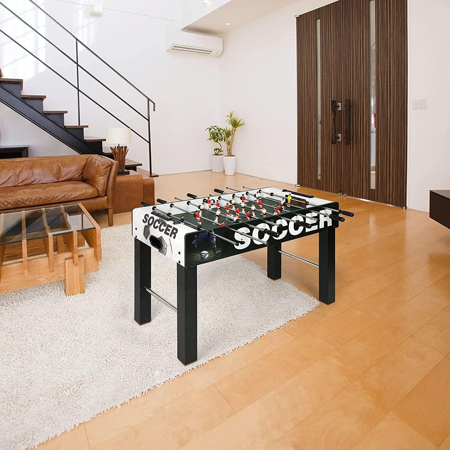 Foosball Table Game 48" Competition Sized Soccer Table for Adults Arcades, Bars, Parties, Family Night - Bosonshop