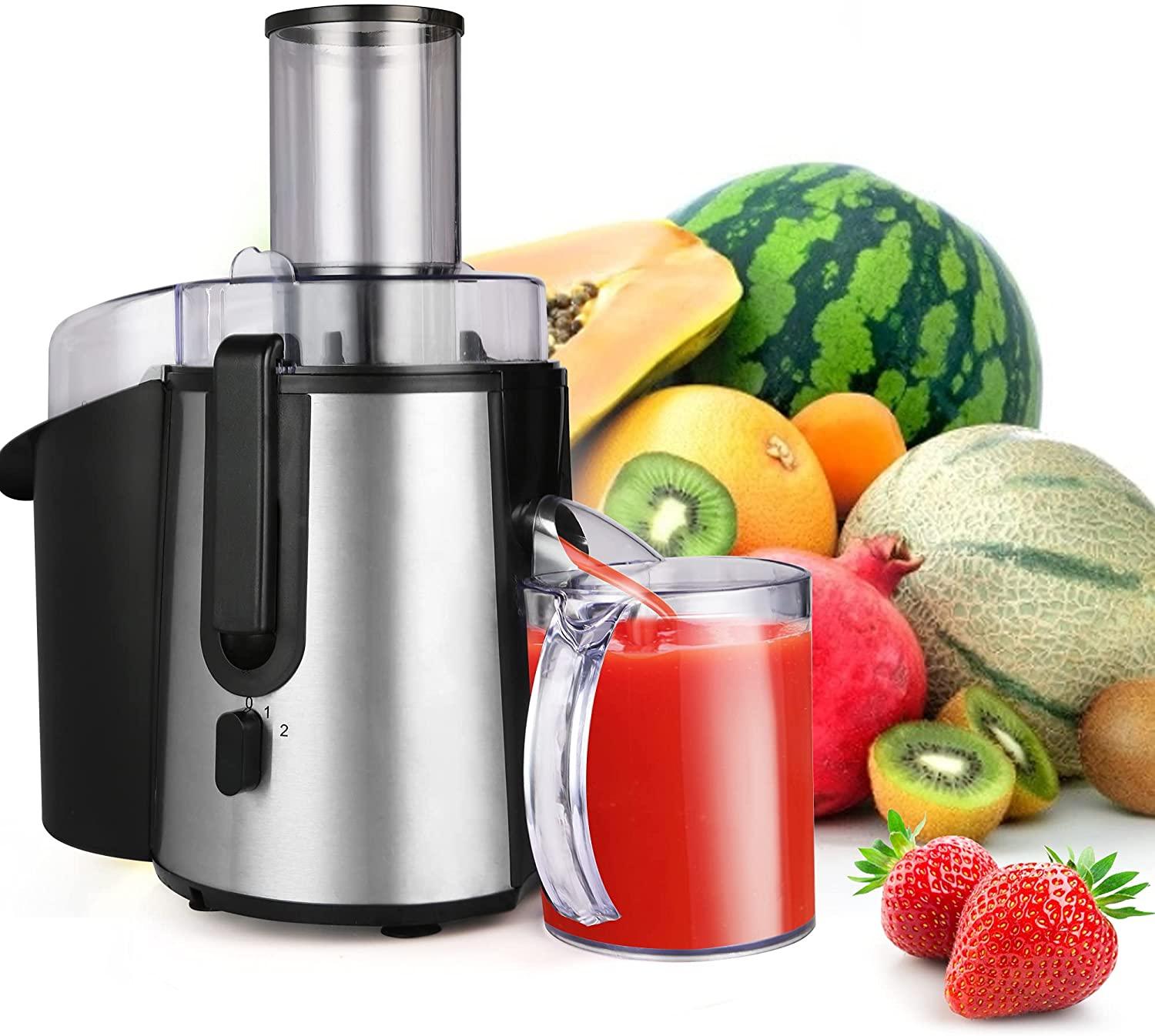 (Out of Stock) 850W Electric Wide Mouth Centrifugal Juice Extractor, 2