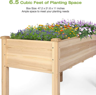 Wooden Raised Garden Bed 47.2