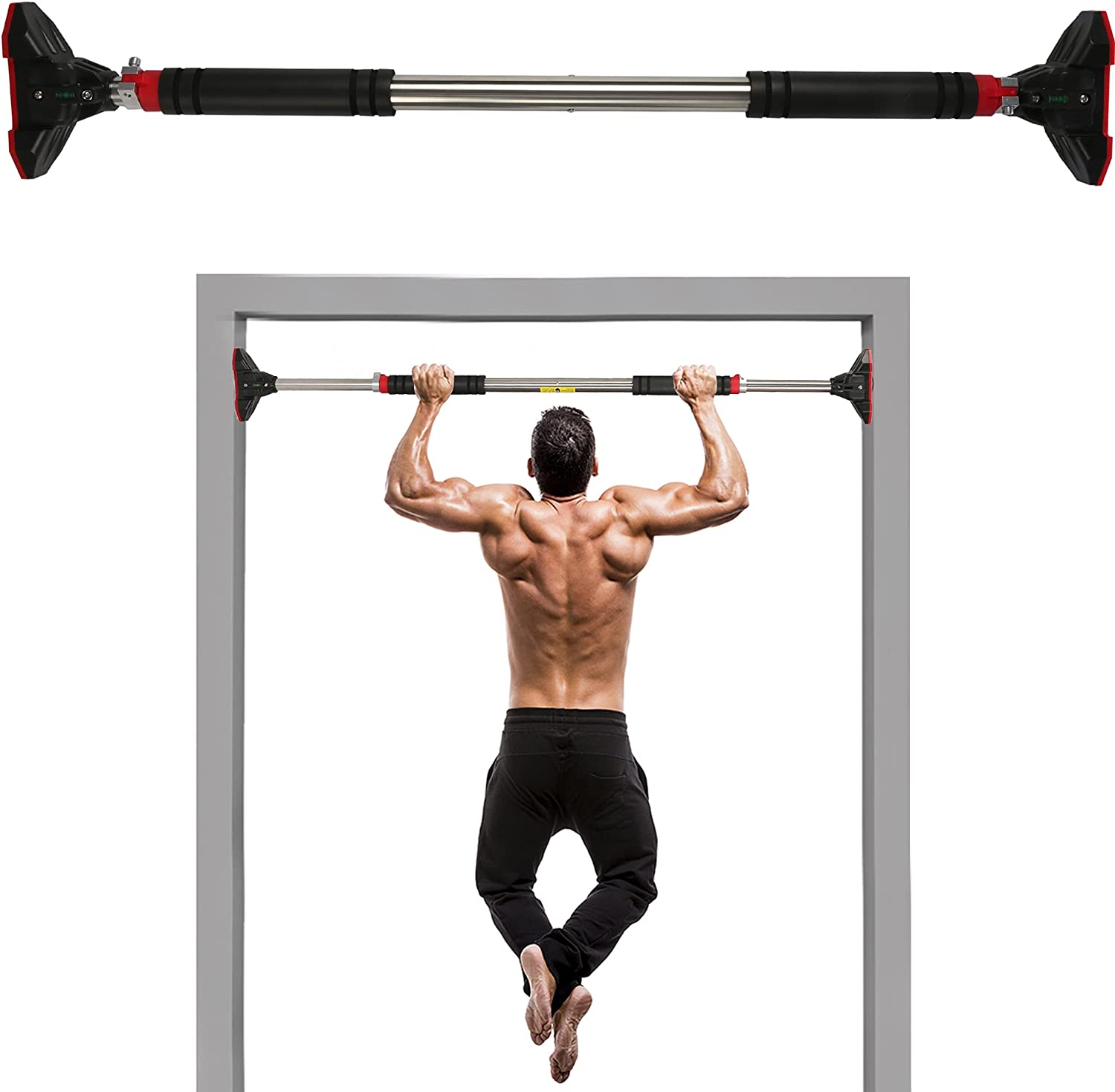 Out of Stock Adjustable 36 49 Inch Upper Body Workout Bar Chin Up Ba